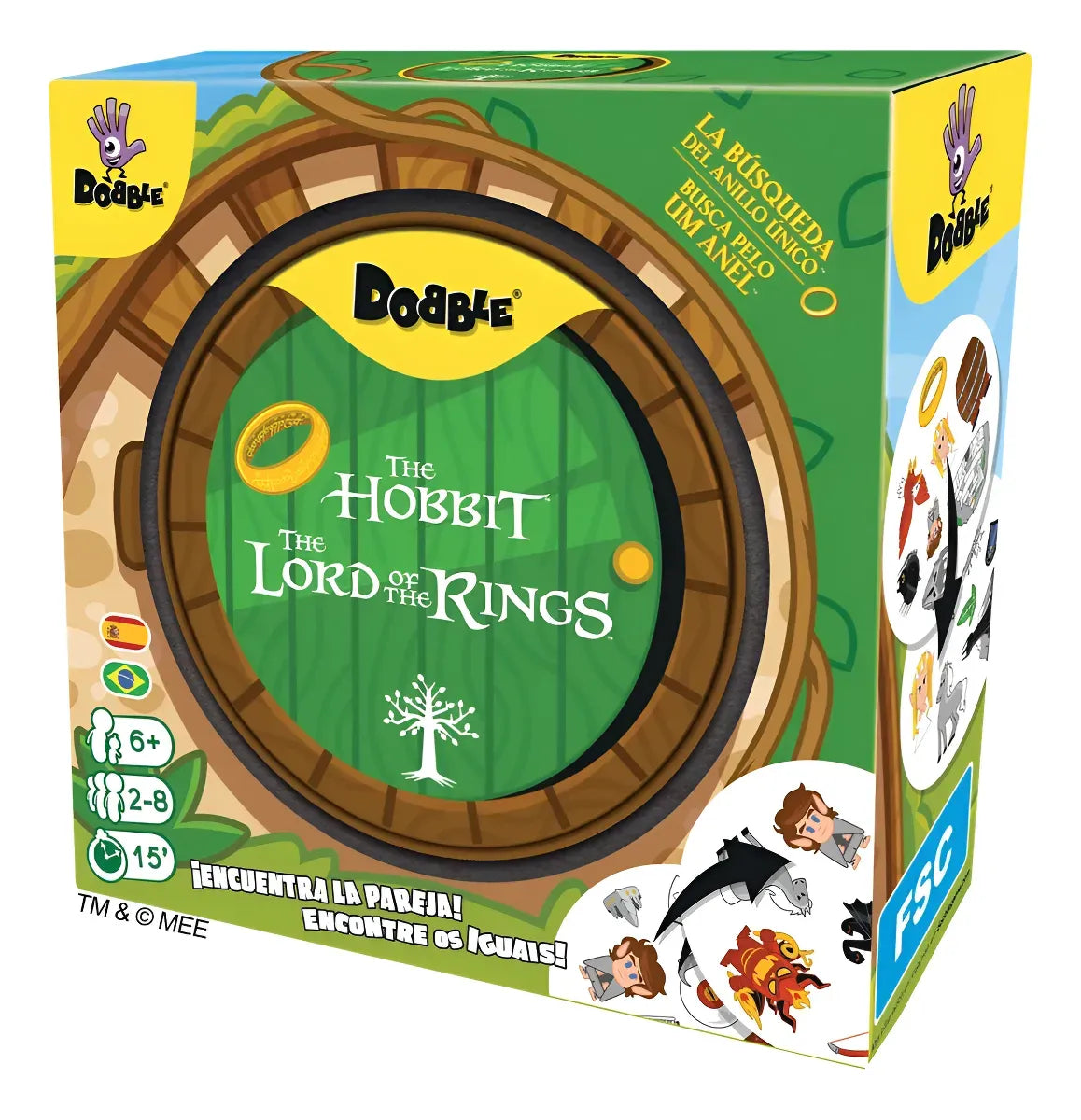 Juego de Mesa Dobble Lord of the Rings 102503