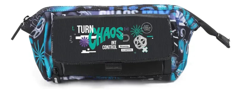 Chimola Cartuchera Hologram Future Black TR244