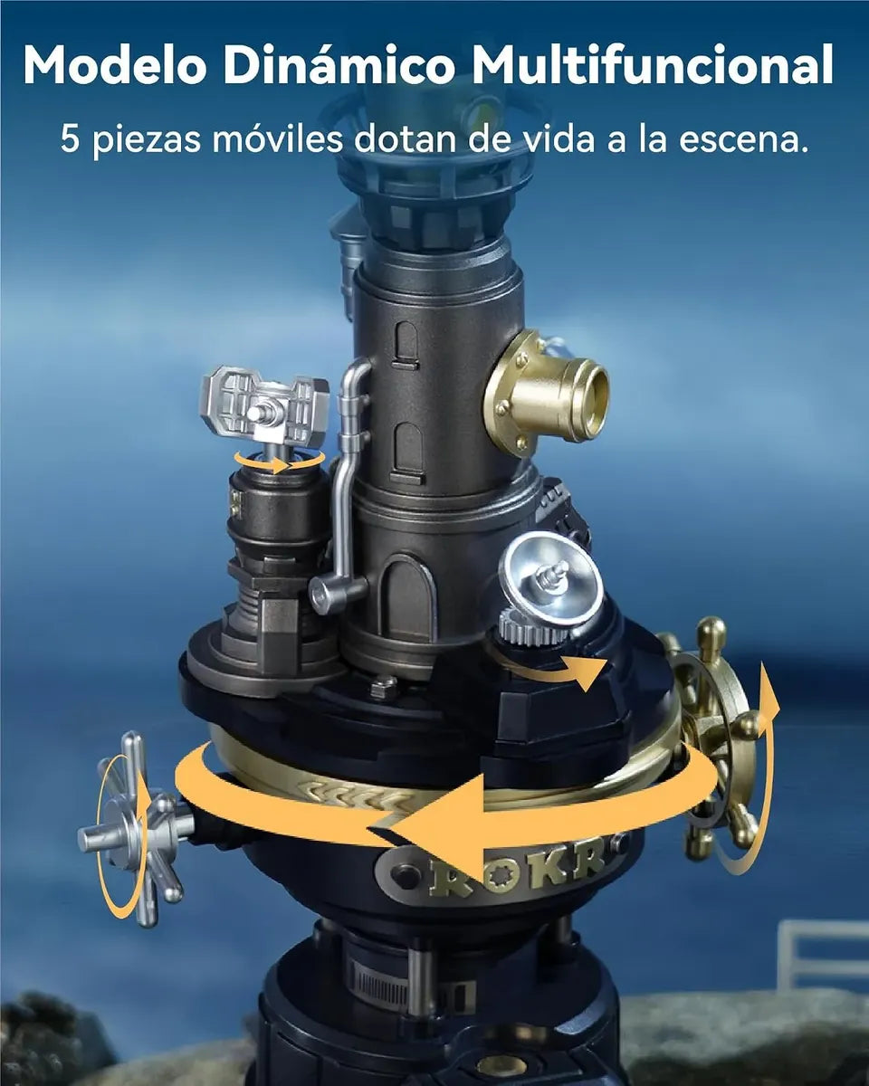 Robotime Puzzle 3d Faro De Navegación Rokr Cgm01