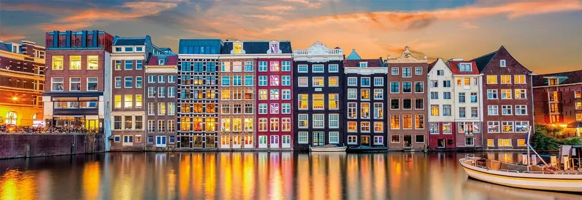 Clementoni Puzzle 1000pzs Panorama Amsterdam Brillante 39838
