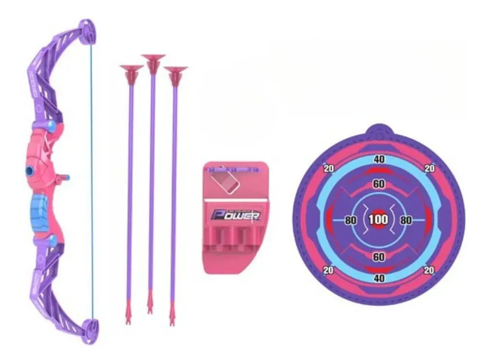 Juego de Arco y Flechas Rosa 2351208 Shine