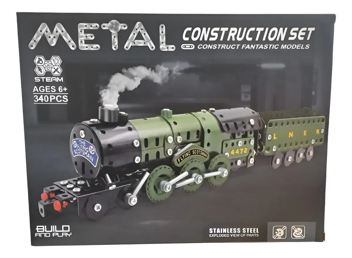 Metal Set Tren Con Vagon 340pz ZY1144287