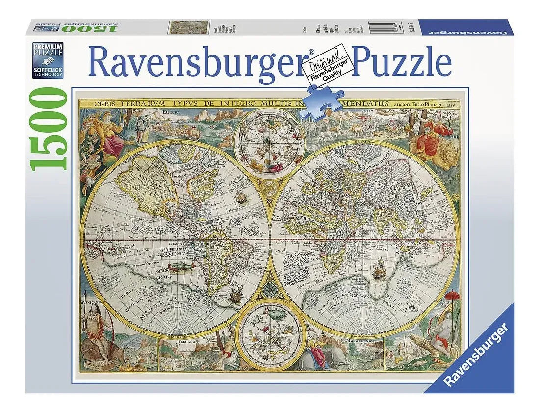 Ravensburger Puzzle 1500 Pzs Mapa Antiguo 12000716