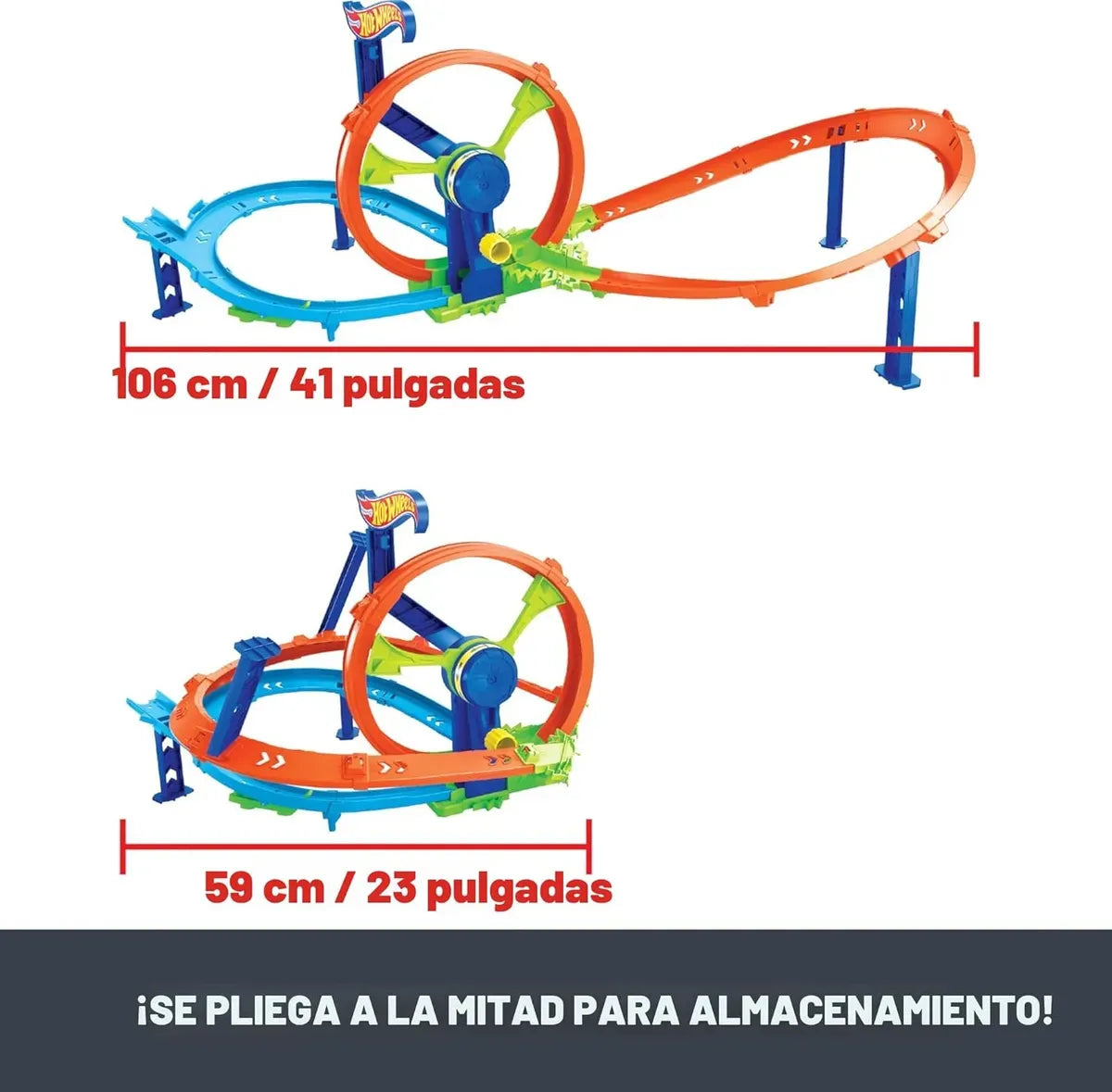 Hot Wheels Pista Desafío Turbina de Acción JBX65