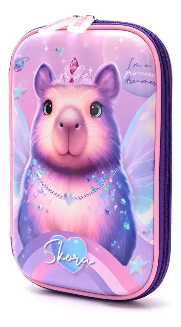 Skora Cartuchera 1 Piso Think Happy Pets Capibara 43157