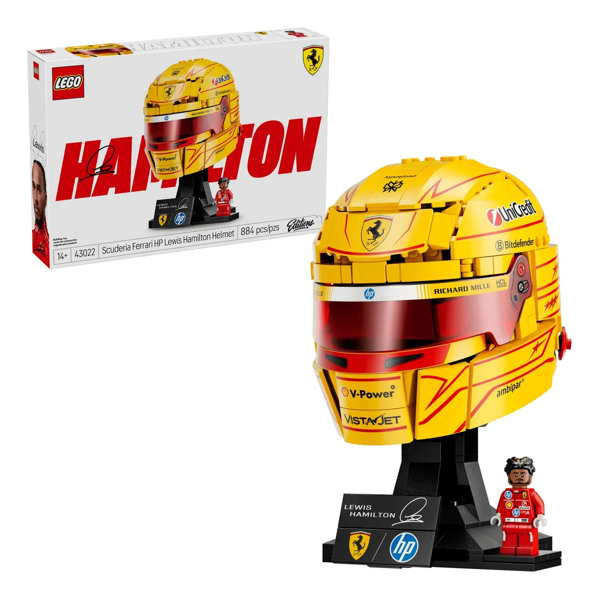 Lego Editions: Scuderia Ferrari Casco de Lewis Hamilton 43022