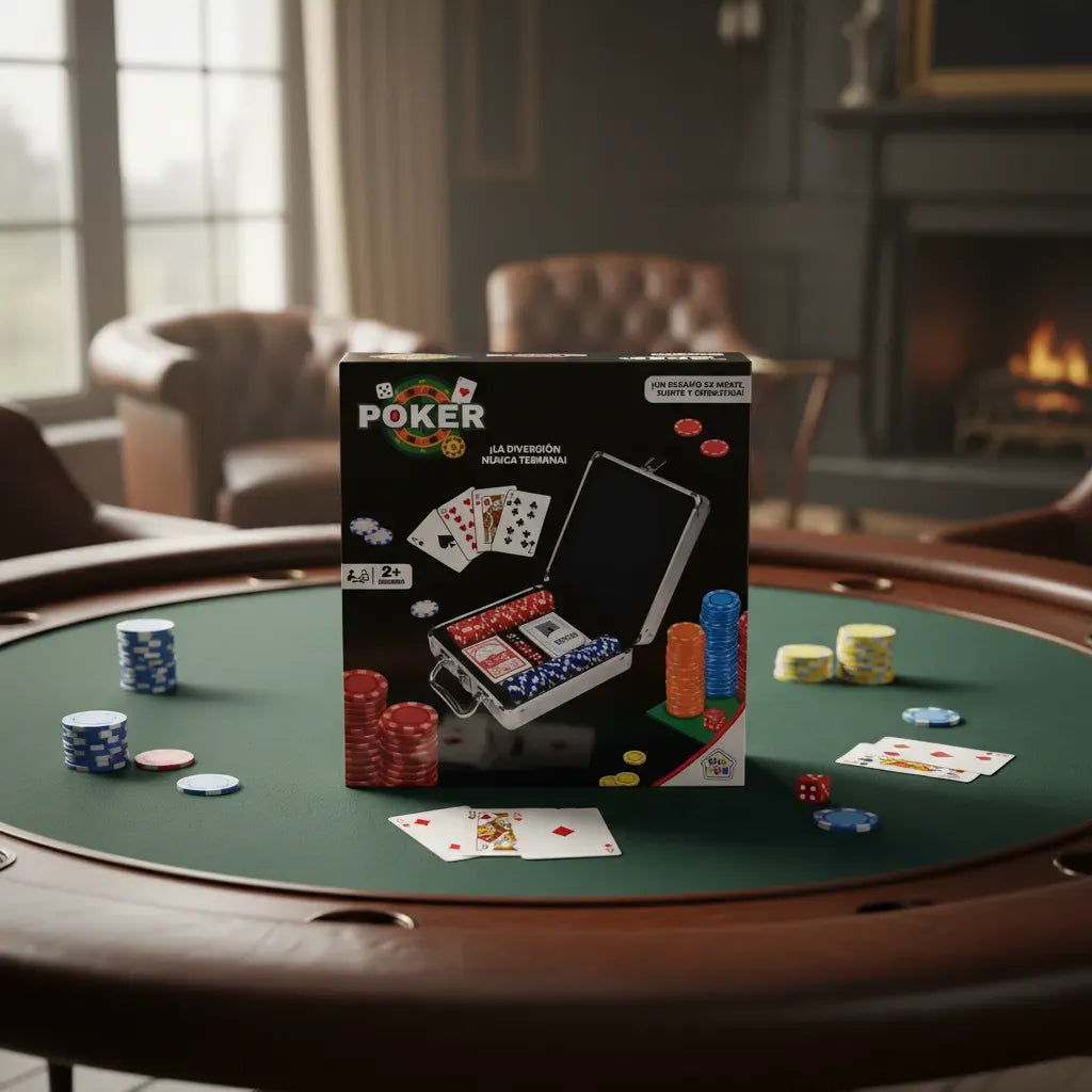 Maletin Set De Poker Kids Club 100 Fichas 57478