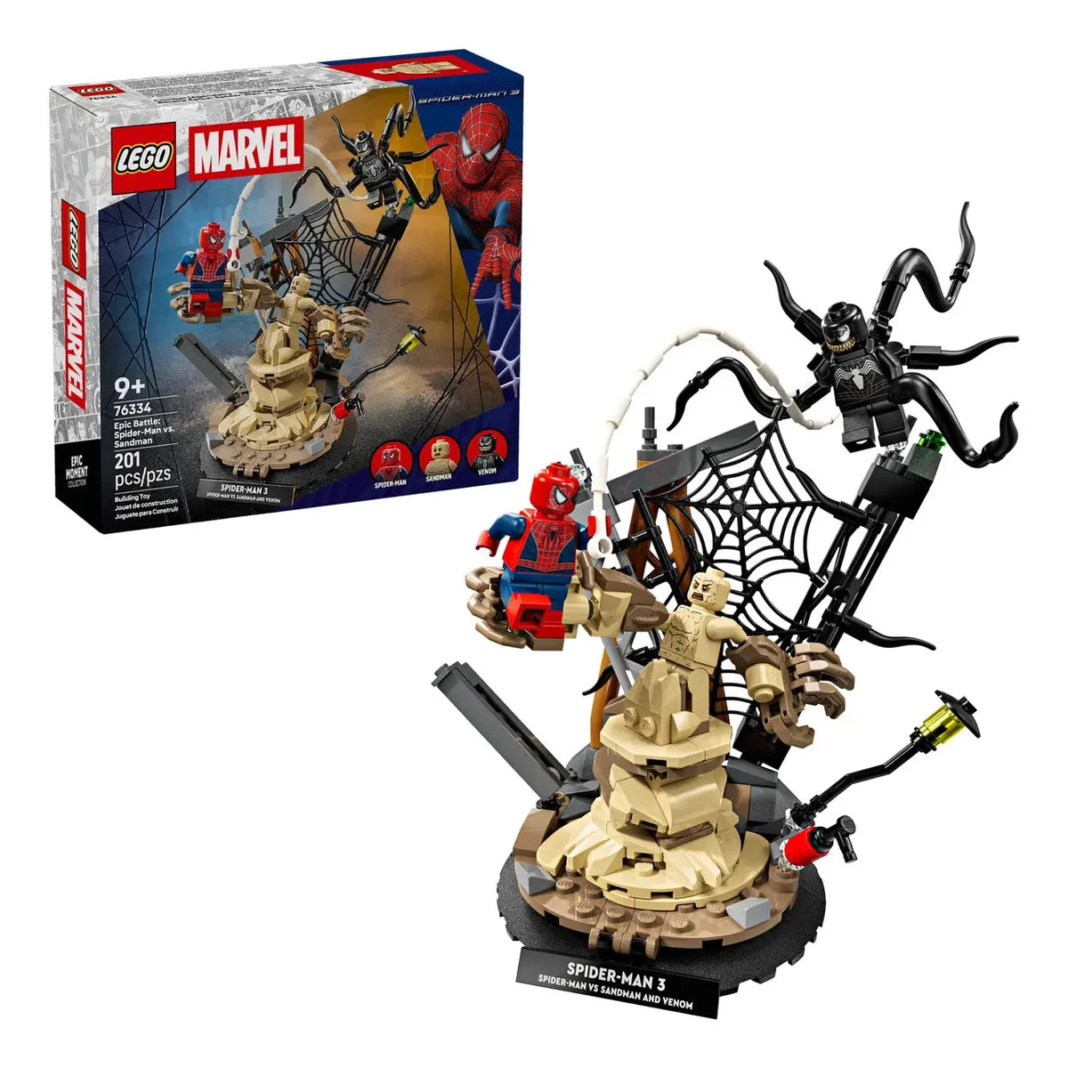 Lego Marvel: Batalla Épica Spider-Man vs Sandman 76334