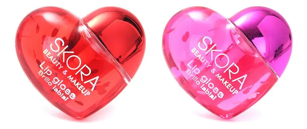 Lip Gloss Brillo Labial Corazon Glow Vibes Tono 01Rojo 39586
