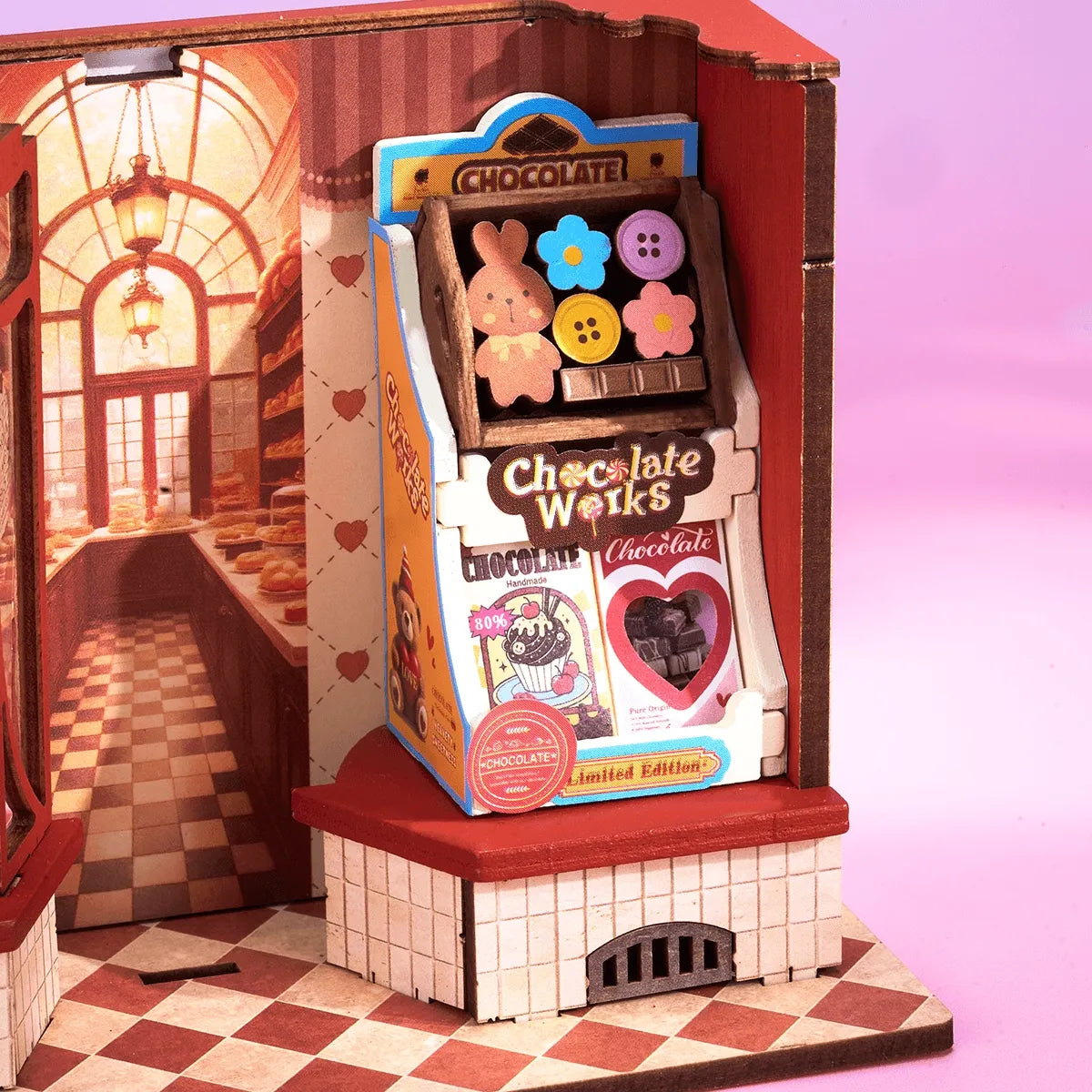 Robotime Rolife Sweet Chocolate Shop DS046