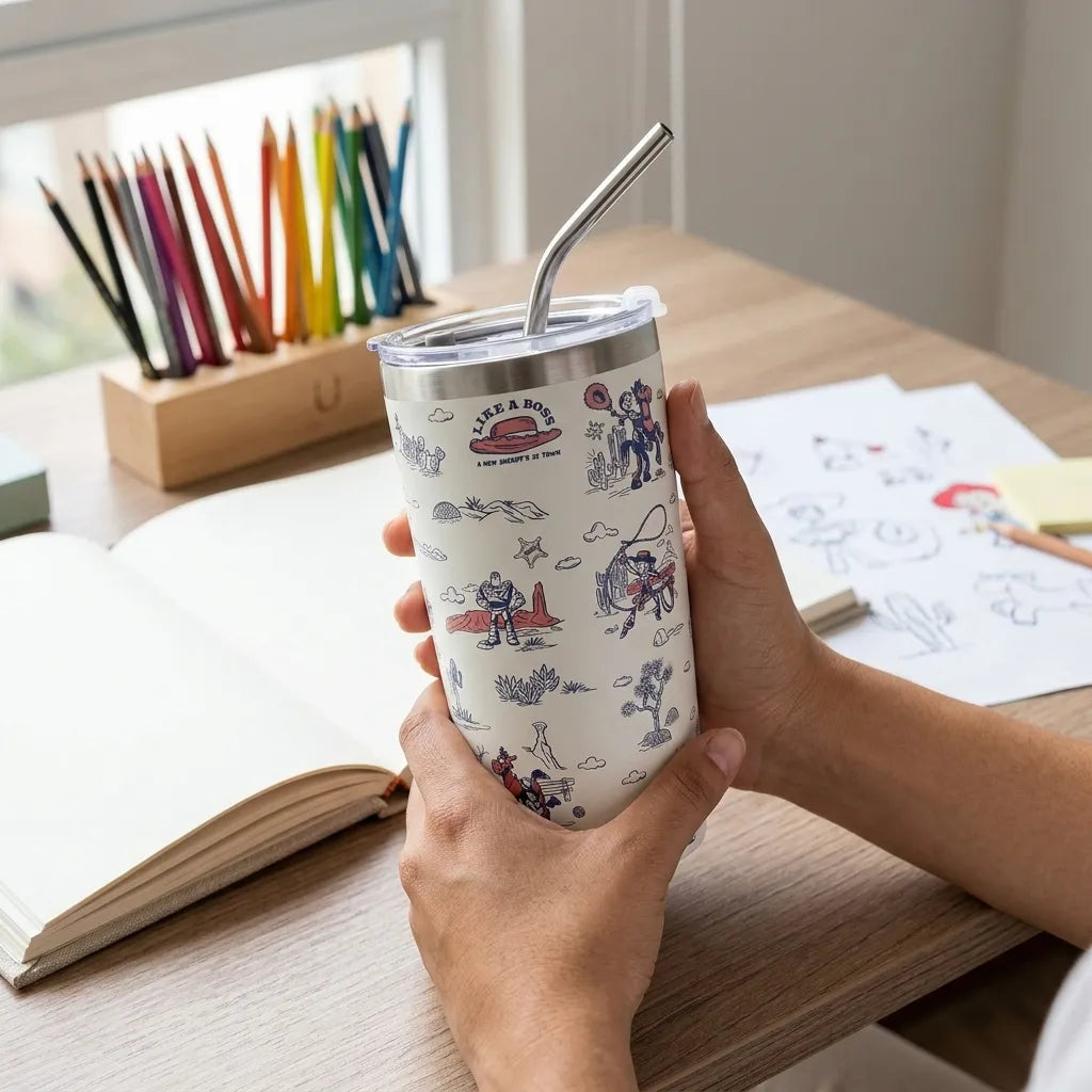Vaso Termico Con Sorbete 600ml Toy Story Clandy DTS8419