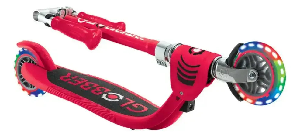 Globber Monopatin Flow Foldable Junior Lights Red 870-102