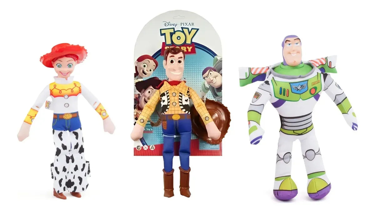 Combo Toy Story Muñeco Soft Jessie + Woody + Buzz