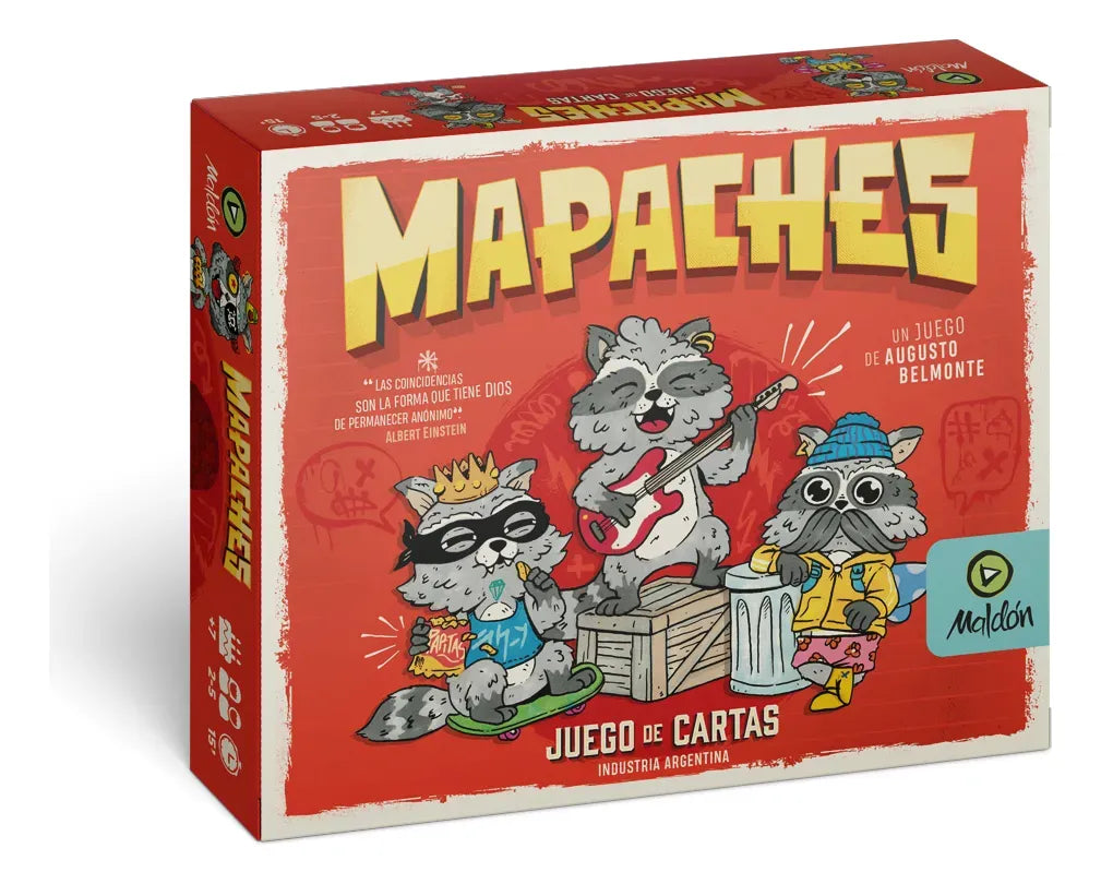 Juego De Mesa Mapaches Maldon 8201