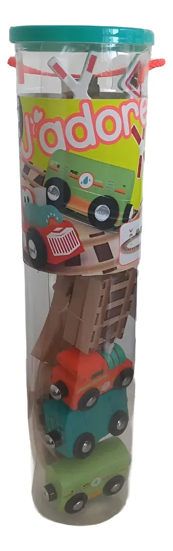 Pista De Madera En Tubo Trenes 833189