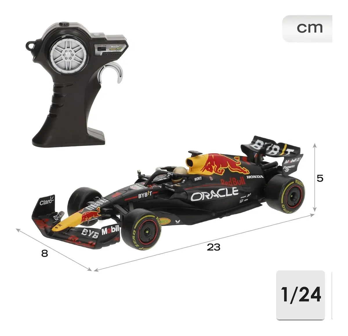 Maisto 1:24 Oracle Red Bull Racing RB19 a Radio Control, Verstappen 82358