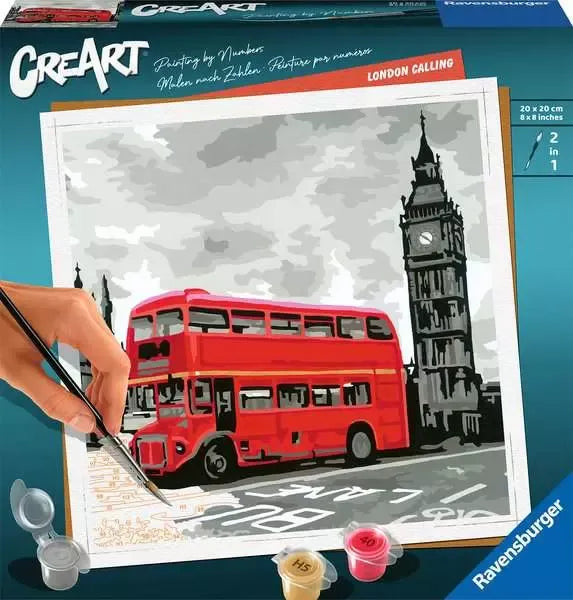 Ravensburger CreArt Pinta Por Numeros London Calling 28997