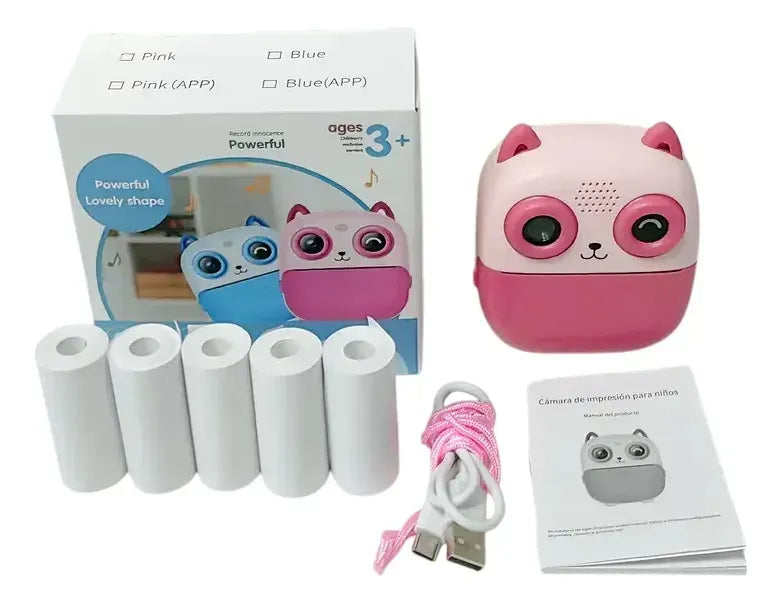 Camara Instantanea para niños Buho ROSA S56847