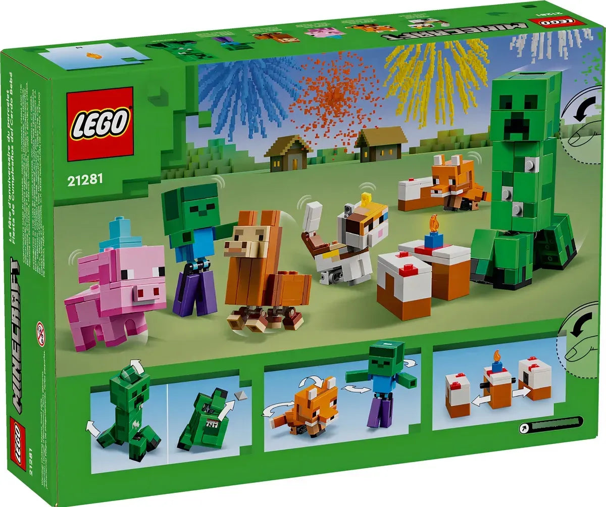 Lego MINECRAFT El Cumpleaños del Cerdito Bebé 21281