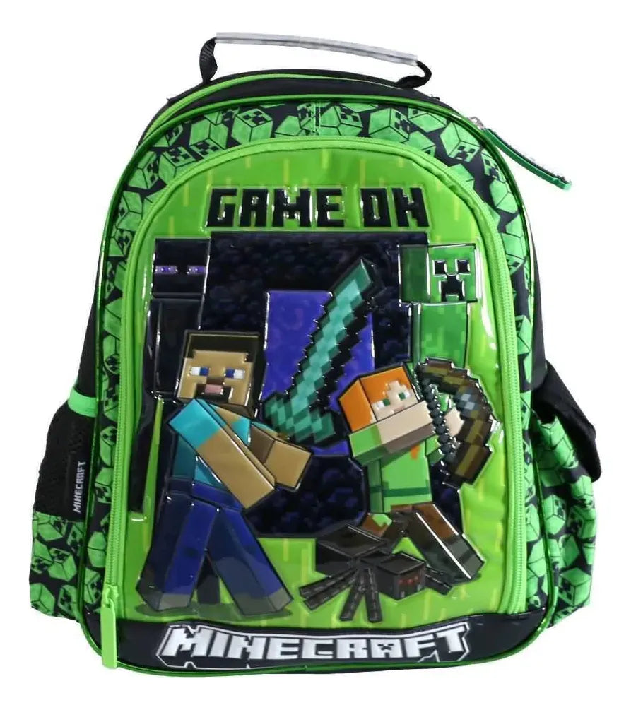 Cresko Mochila Espalda Minecraft 14P MI086
