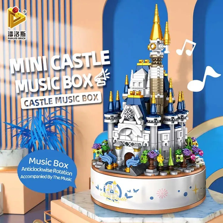 Panlos Bricks Cajita Musical Puzzle 3d Castillo 617pzs 2081539