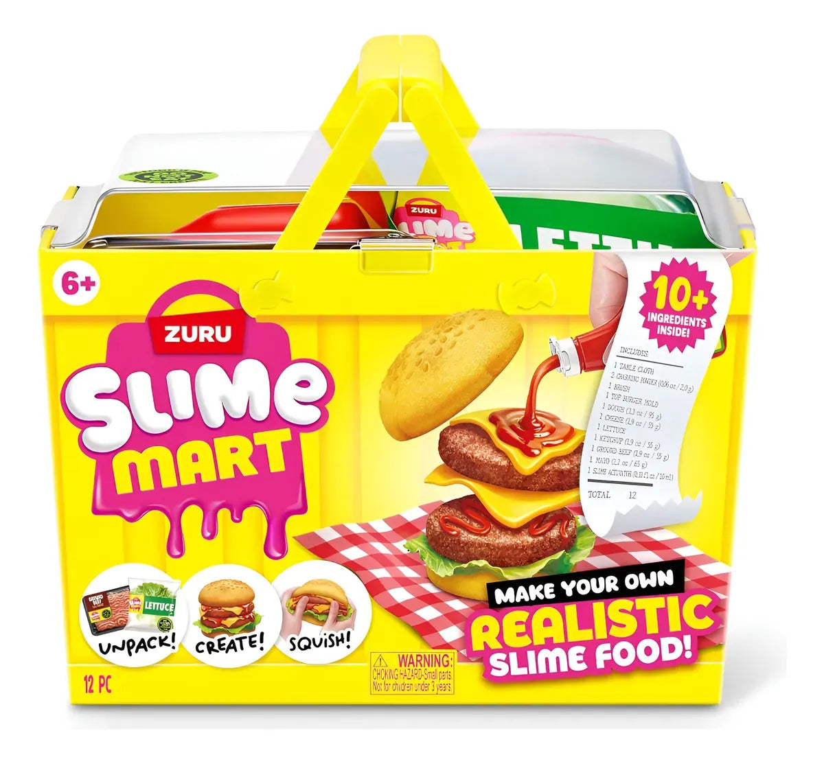Slime Mart Canasto De Compras Hamburguesa 6069