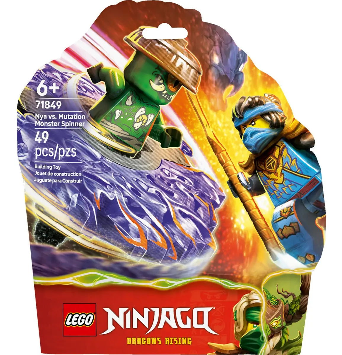 Lego Ninjago: Nya vs Spinner del Monstruo Mutante 71849