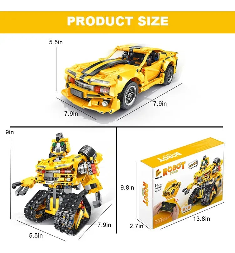 Panlos Brick Robot Transformable A Radio Control 2241414