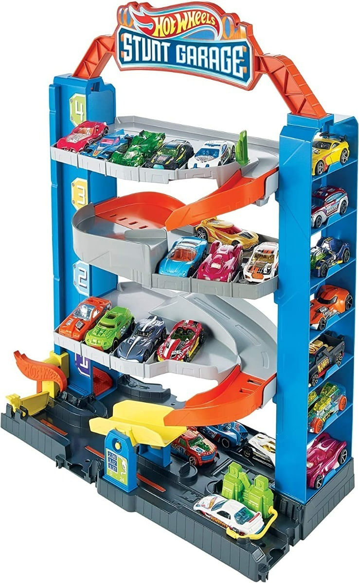 Hot Wheels Pista Stunt Garage Play Set Gnl70 Mattel
