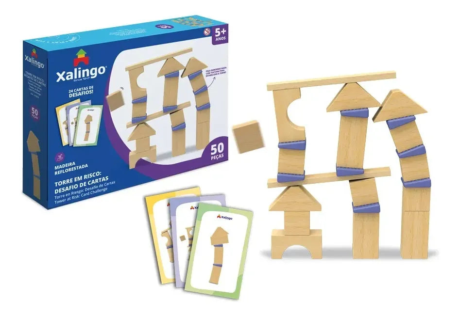 Torre En Riesgo: Desafiio de Cartas 50pzs 0996780.9