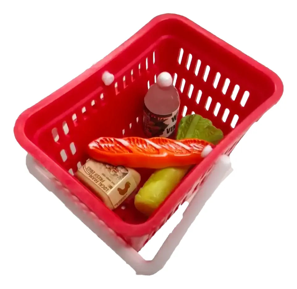 Mini World Canasta De Compras Con Mini Alimentos 2504004