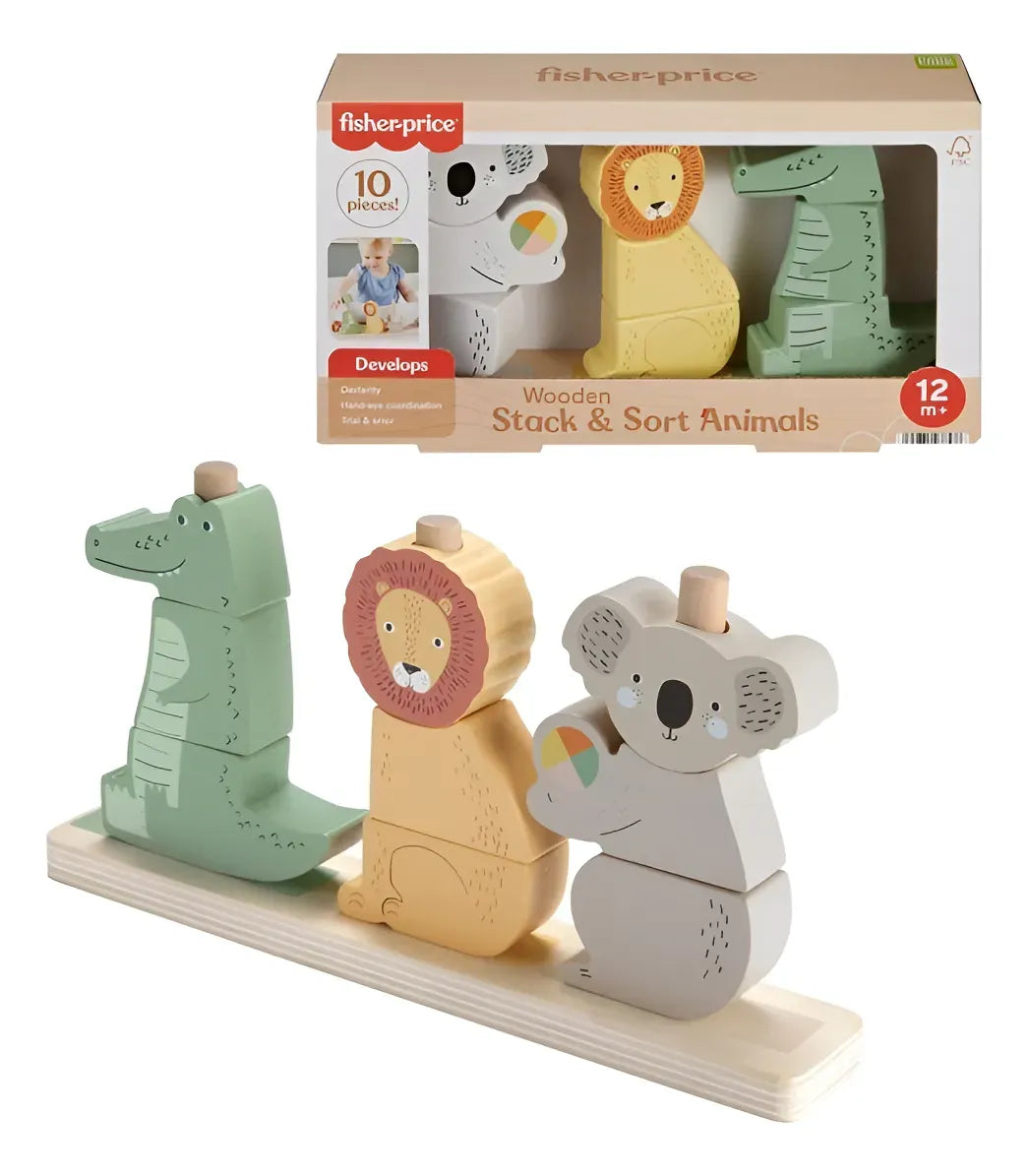 Animalitos Apilables de Madera HXV04
