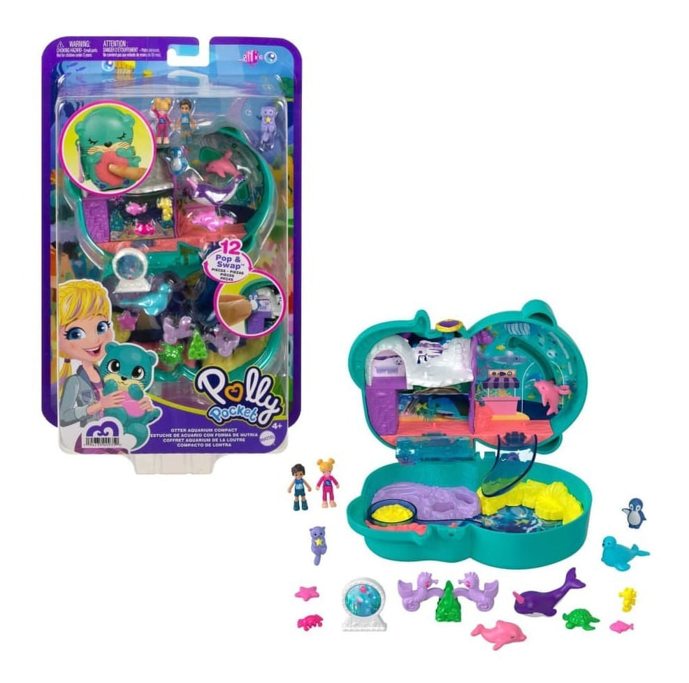 Polly Pocket Nutria Acuario Compacto Hcg16 Mattel