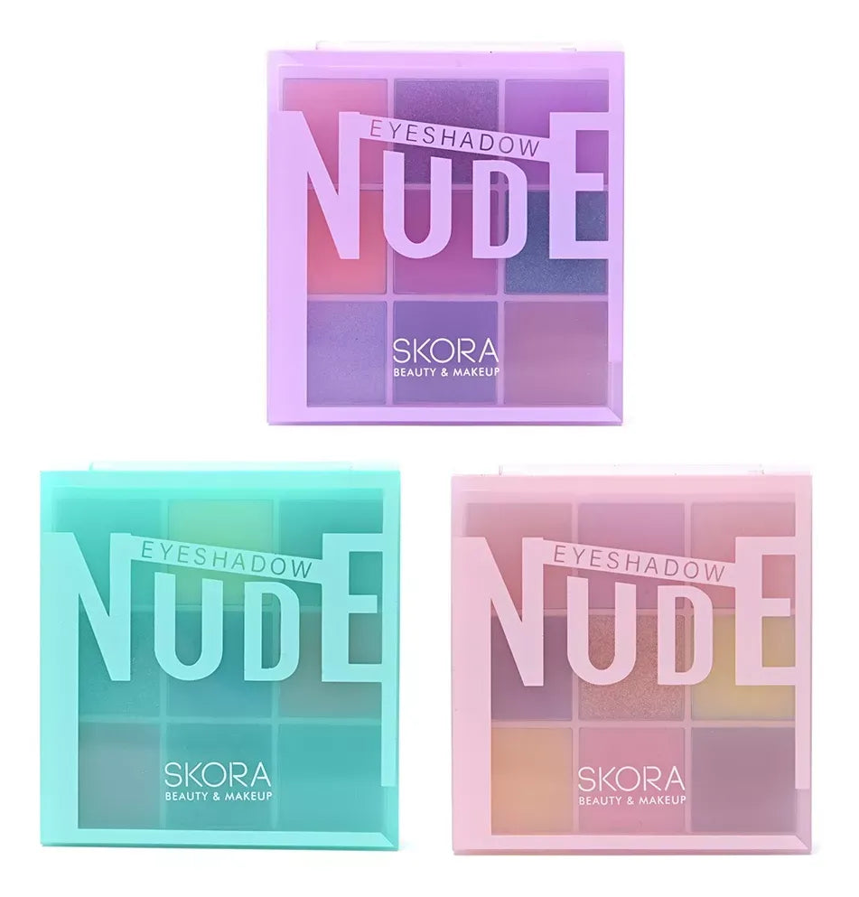 Sombras Para Ojos Eyeshadow Nude Estuche Verde Agua 3 39550