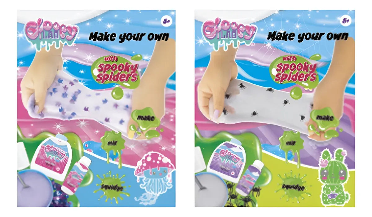 Juego De Laboratorio Slime Spooky Spiders SL6106 Shine