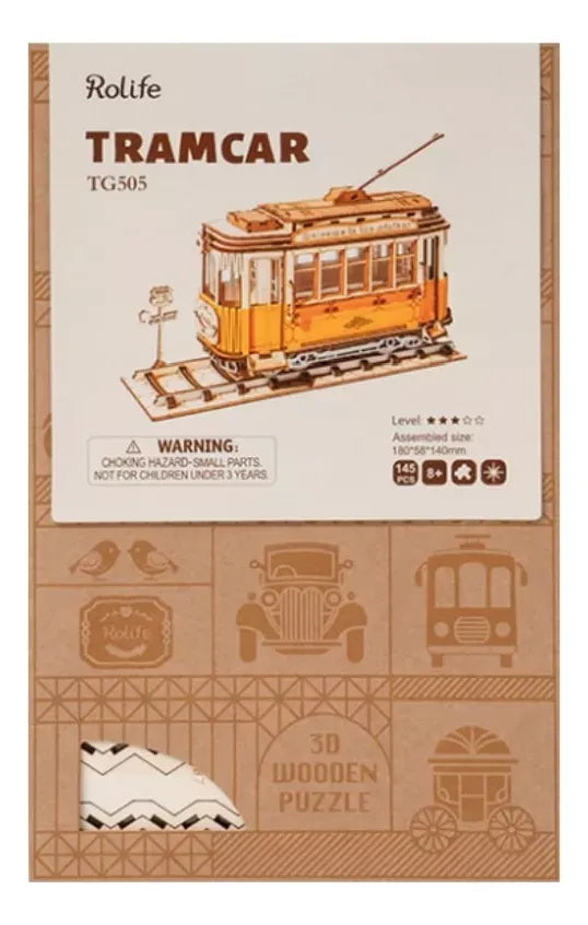 Robotime Puzzle 3d Tranvia Tg505 Rolife