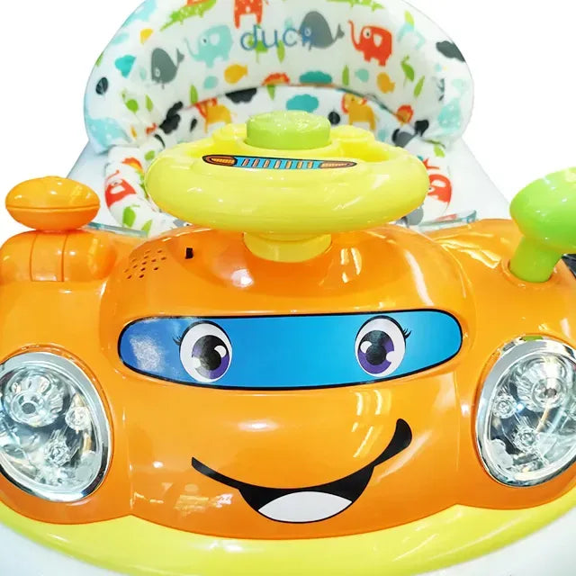 Duck Andador auto 3 En 1 c/Manija naranja 9802H
