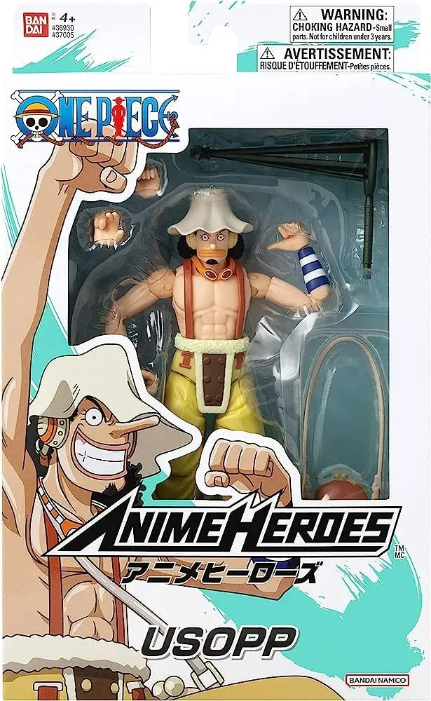 Bandai Anime Heroes One Piece Usopp Figura 17cm 36930/37005
