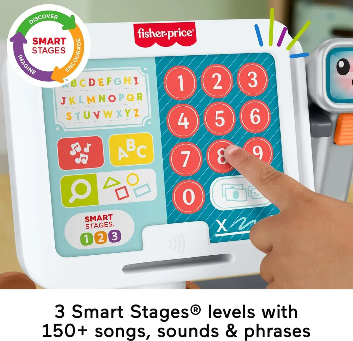 Fisher Price Ríe y Aprende Caja registradora electrónica JGX01
