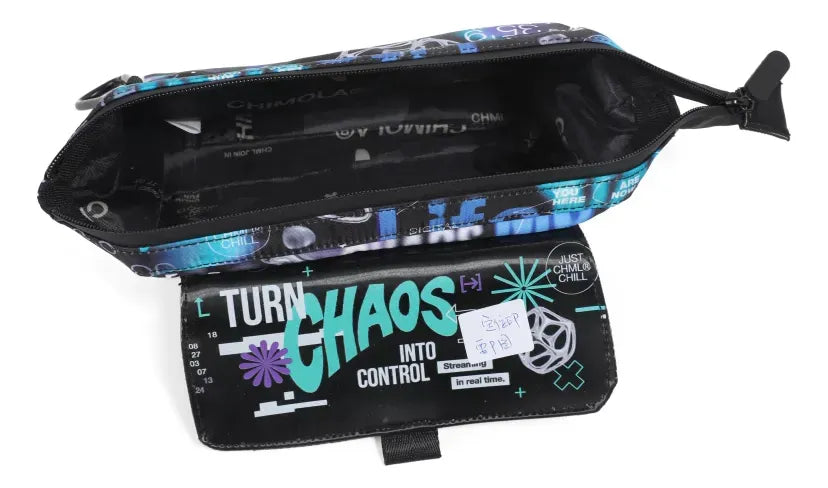 Chimola Cartuchera Hologram Future Black TR244