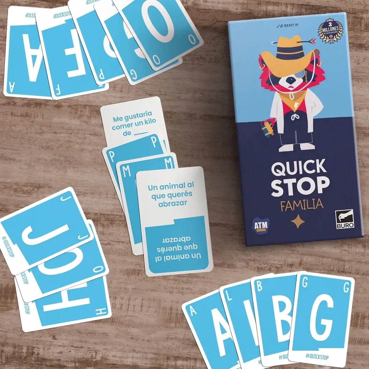 Juego Quickstop Familia Buro QCKSTPFM