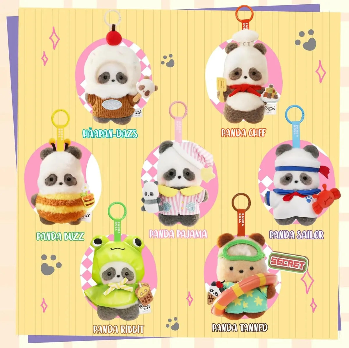 52toys Panda Roll Happy Weekend Serie Figura Blind Box 78860