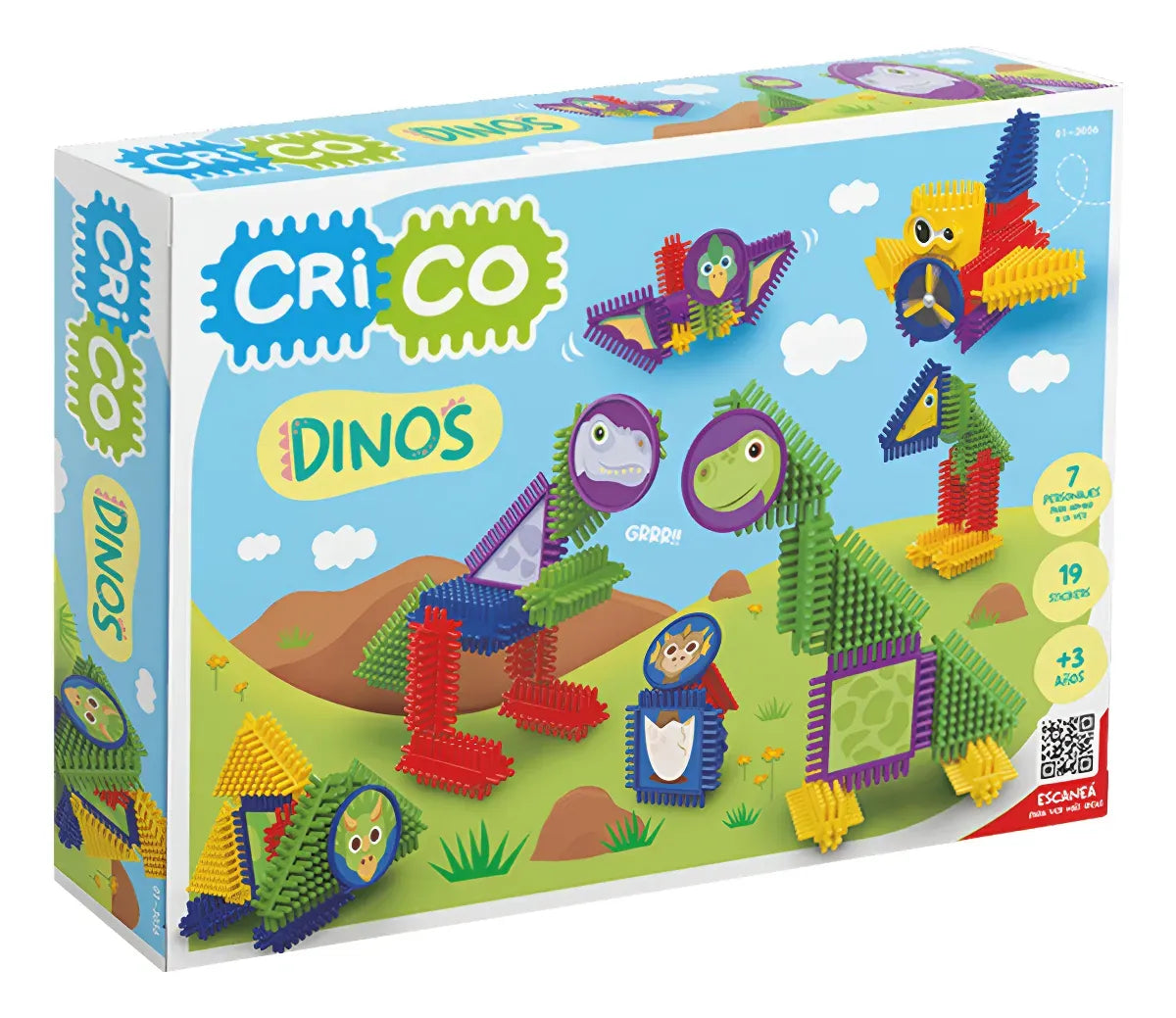 Rasti Crico Dinos 58 piezas 01-3056
