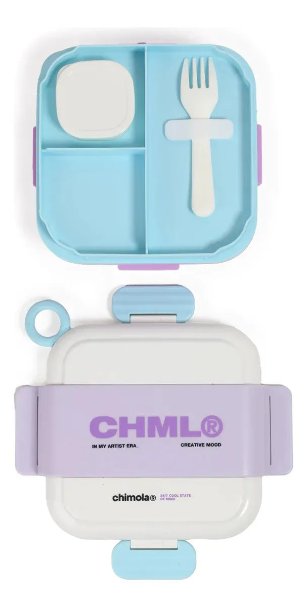 Chimola Lunch Box Inspire Purple & Light Blue BZ128