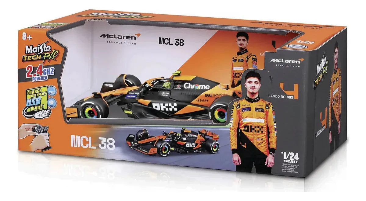 Maisto R/C 1:24 McLaren MCL38 2024 #4 NORRIS 82359