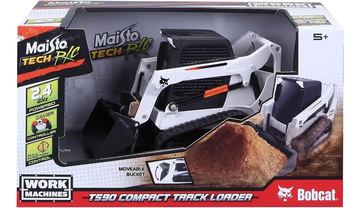 Maisto Bobcat Compact Track Loader Blanco 82183