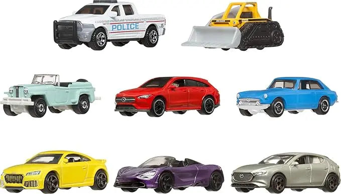 Matchbox Pack 8 autos a escala 1:64 HVR81