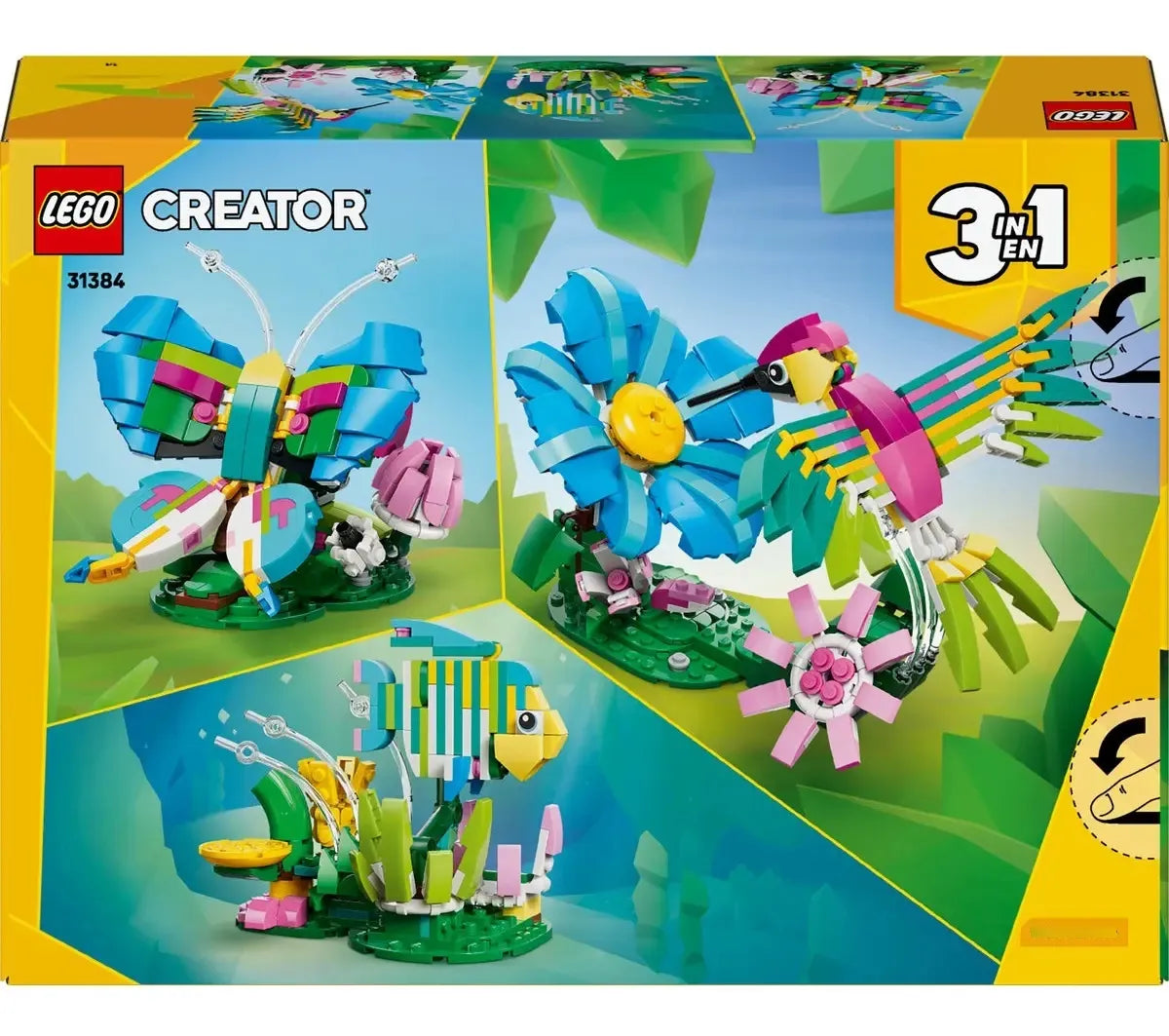 Lego Creator 3 en 1: Fauna Salvaje Colibrí de Colores 31384