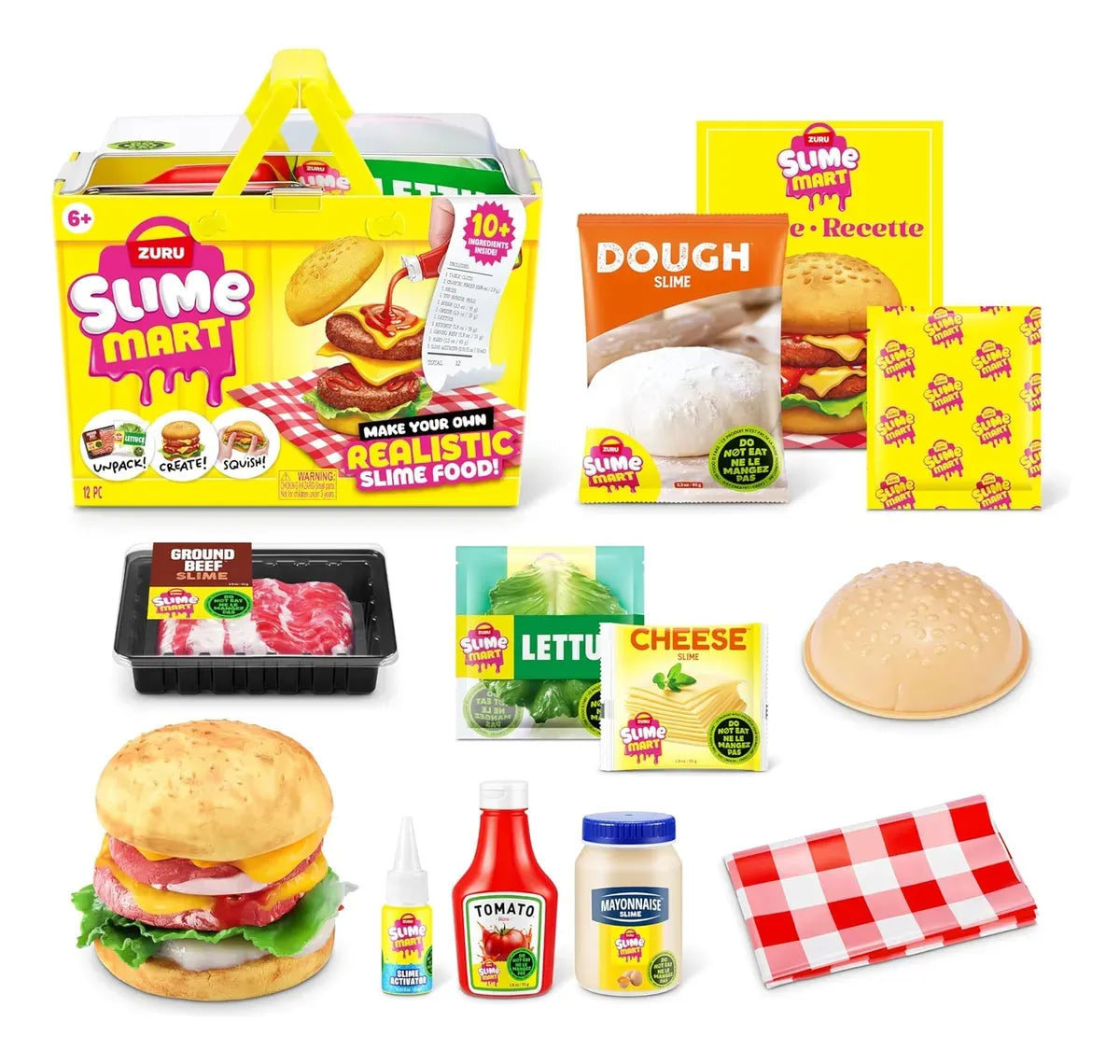 Slime Mart Canasto De Compras Hamburguesa 6069
