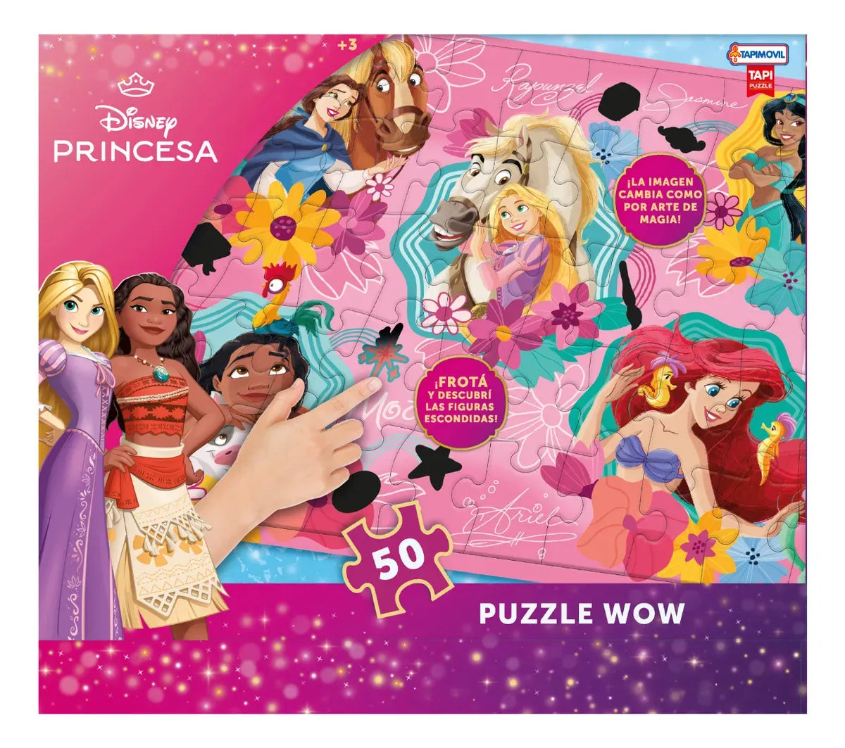 Puzzle Wow Princesas 50 Pzas Dpu00679